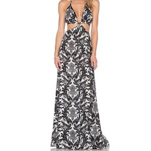 RAGA black and white maxi cut out dress BRAND NEW